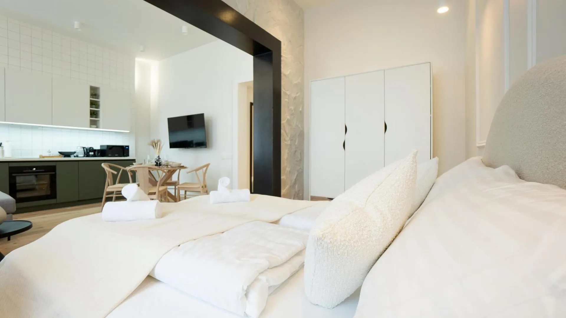 Brand-New 2-Room Apartment With A King Size Bed Vienna Austria